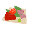 Sashimi-Clip Art ｜ Illustration ｜ Free Material