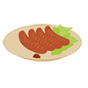 Wiener ｜ Frankfurt --Clip Art ｜ Illustration ｜ Free Material