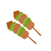 Yakitori --Clip Art ｜ Illustration ｜ Free Material