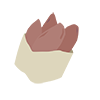 Roasted Sweet Potato --Clip Art ｜ Illustration ｜ Free Material