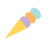 Ice cream ｜ Candy-Clip art ｜ Illustration ｜ Free material