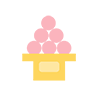 Dango ｜ Tsukimi Dango --Clip Art ｜ Illustration ｜ Free Material