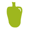 Bell peppers --Clip art ｜ Illustration ｜ Free material