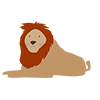 Lion --Clip Art ｜ Illustration ｜ Free Material