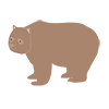 Kuma ｜ Kuma-Clip Art ｜ Illustration ｜ Free Material