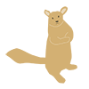 リス - クリップアート｜イラスト｜フリー素材