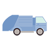 ゴミ収集車 - クリップアート｜イラスト｜フリー素材