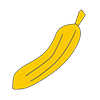 バナナ｜Banana - クリップアート｜イラスト｜フリー素材