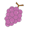 ぶどう/葡萄｜Grape - クリップアート｜イラスト｜フリー素材