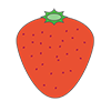 イチゴ/苺｜Strawberry - クリップアート｜イラスト｜フリー素材