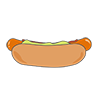 ホットドック｜Hot Dogs - クリップアート｜イラスト｜フリー素材