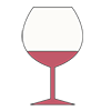 グラスワイン｜Wine - クリップアート｜イラスト｜フリー素材