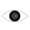 目｜eye - クリップアート｜イラスト｜フリー素材