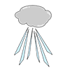 雲｜雨 - クリップアート｜イラスト｜フリー素材