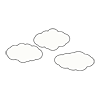 雲｜くもり - クリップアート｜イラスト｜フリー素材