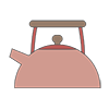 Kettle ｜ Kettle --Clip art ｜ Illustration ｜ Free material