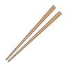 Chopsticks | Chopsticks-Clip Art | Illustrations | Free Material