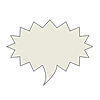 Speech balloons | Manga-Clip art | Illustrations | Free material