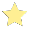 Star ｜ Star --Clip Art ｜ Illustration ｜ Free Material