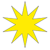 Explosion ｜ Star-Clip Art ｜ Illustration ｜ Free Material