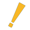 Attention ｜ Exclamation mark --Clip art ｜ Illustration ｜ Free material