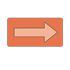 Square arrow ｜ Arrow --Clip art ｜ Illustration ｜ Free material