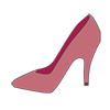 Heel ｜ heel --Clip art ｜ Illustration ｜ Free material