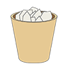 Garbage Bako ｜ Trash --Clip Art ｜ Illustration ｜ Free Material
