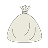 Garbage bag ｜ Garbage bag --Clip art ｜ Illustration ｜ Free material