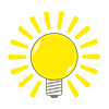 Light Bulb ｜ Inspiration ｜ Clip Art ｜ Illustration ｜ Free Material
