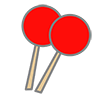 Maracas-Clip Art ｜ Illustration ｜ Free Material