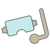 Scuba diving ｜ Tools --Clip art ｜ Illustrations ｜ Free material
