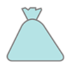 Garbage bag --Clip art ｜ Illustration ｜ Free material