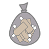 Garbage ｜ Collecting --Clip Art ｜ Illustration ｜ Free Material