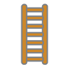 Ladder --Clip Art ｜ Illustration ｜ Free Material