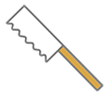 Saw-Clip Art ｜ Illustration ｜ Free Material