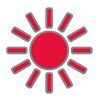 Sun Mark-Clip Art ｜ Illustration ｜ Free Material