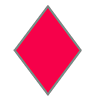 Diamonds | Playing cards-Clip art | Illustrations | Free material