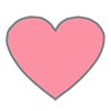 Heart ｜ Trump --Clip Art ｜ Illustration ｜ Free Material