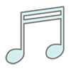 Music mark --Clip art ｜ Illustration ｜ Free material