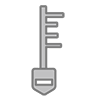 Key ｜ Key-Clip Art ｜ Illustration ｜ Free Material