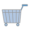Cart ｜ Basket ｜ Shopping --Clip Art ｜ Illustration ｜ Free Material