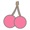 Cherry-Clip Art ｜ Illustration ｜ Free Material