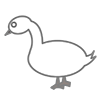 Swan --Clip Art ｜ Illustration ｜ Free Material