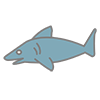 Shark-Clip Art ｜ Illustration ｜ Free Material