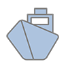 Ship ｜ Small ship ――Clip art ｜ Illustration ｜ Free material