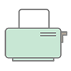 Printer --Clip Art ｜ Illustration ｜ Free Material