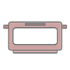 Oven --Clip Art ｜ Illustration ｜ Free Material