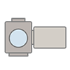 Video Camera-Clip Art ｜ Illustration ｜ Free Material