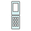 Mobile Phone ｜ Feature Phone ｜ Clip Art ｜ Illustration ｜ Free Material